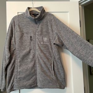 Mayo Clinic gray fleece zip up